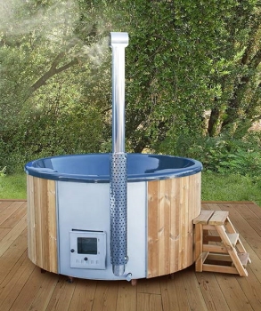 Badebottich mit Edelstahlofen